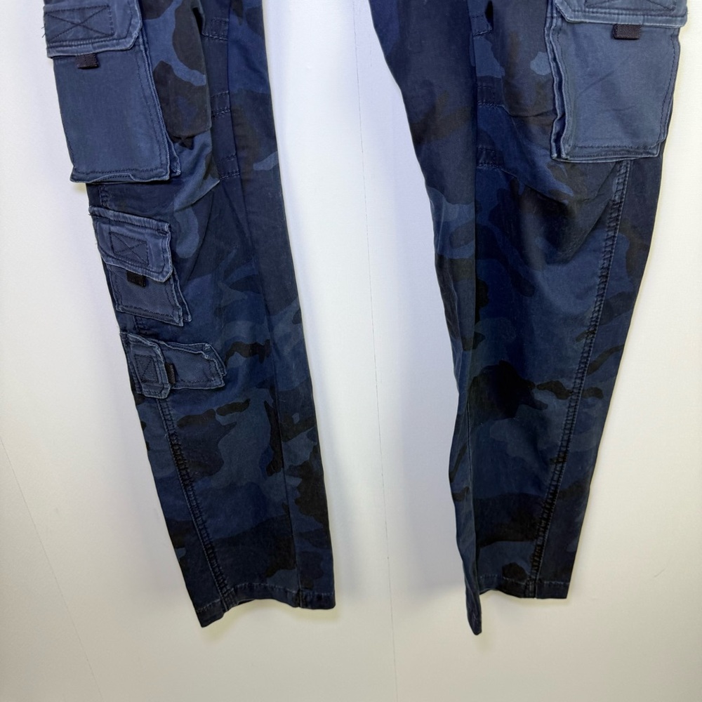 Hudson Jeans Navy Camouflage Cargo Pants - Picture 5 of 14
